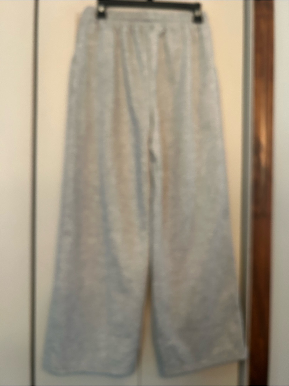 Wide Leg Gray Lounge Pants